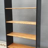 Black two-tone pine shelf