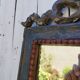 Louis XV style mirror wood and pediment
