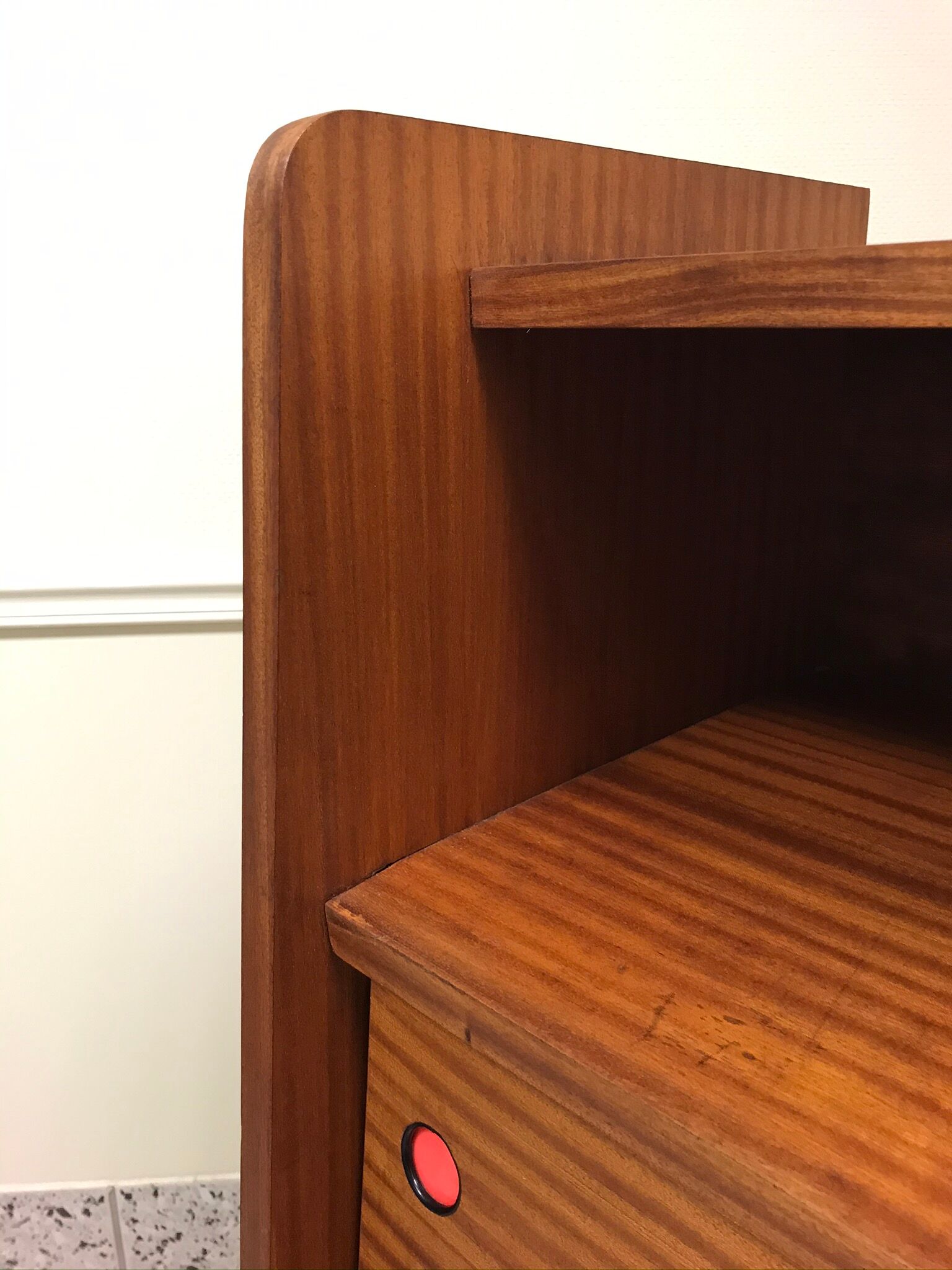 Library, buffet sliding doors, 50's