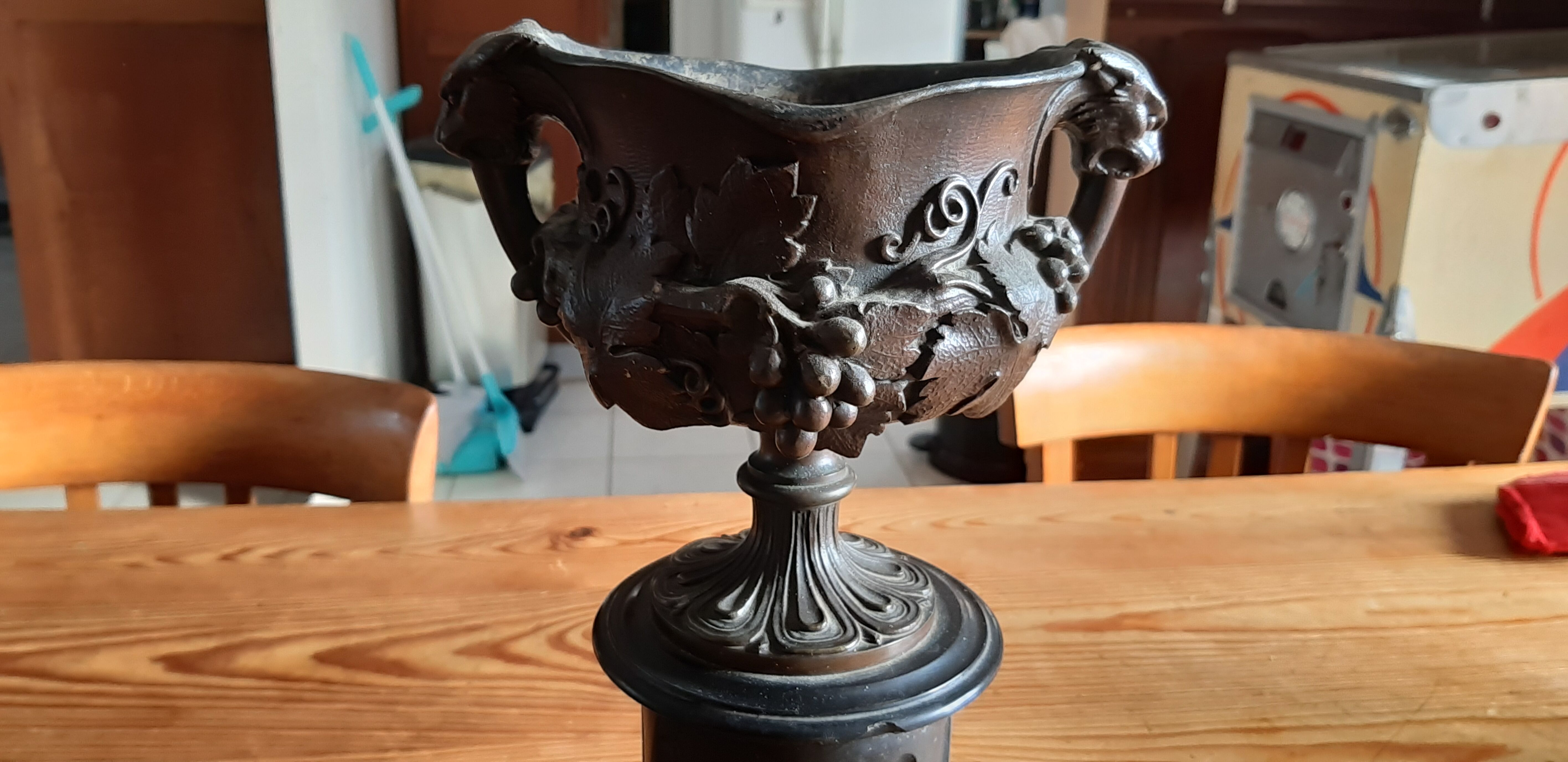 Cassolette Bronze and Marble