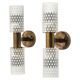 Rare pair of wall lights by Harald Notini model 11262 for Bohlmarks, 1950.