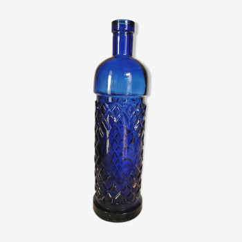 Blue pharmacy bottle