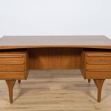 Mid-Century Freestanding teak Desk by Valdemar Mortensen, 1960s