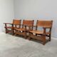 Ensemble de fauteuils brutalistes espagnols, années 1960.
