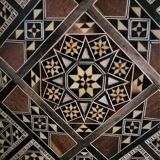 Syrian service tray in fine marquetry. First half of the twentieth century.