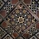 Syrian service tray in fine marquetry. First half of the twentieth century.