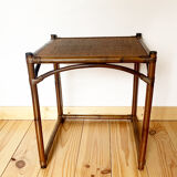 Vintage rattan coffee table