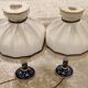Pair of Gien porcelain bedside lamps