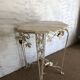 Old wrought iron console