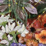 Peinture bouquet vintage