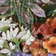 Vintage bouquet painting