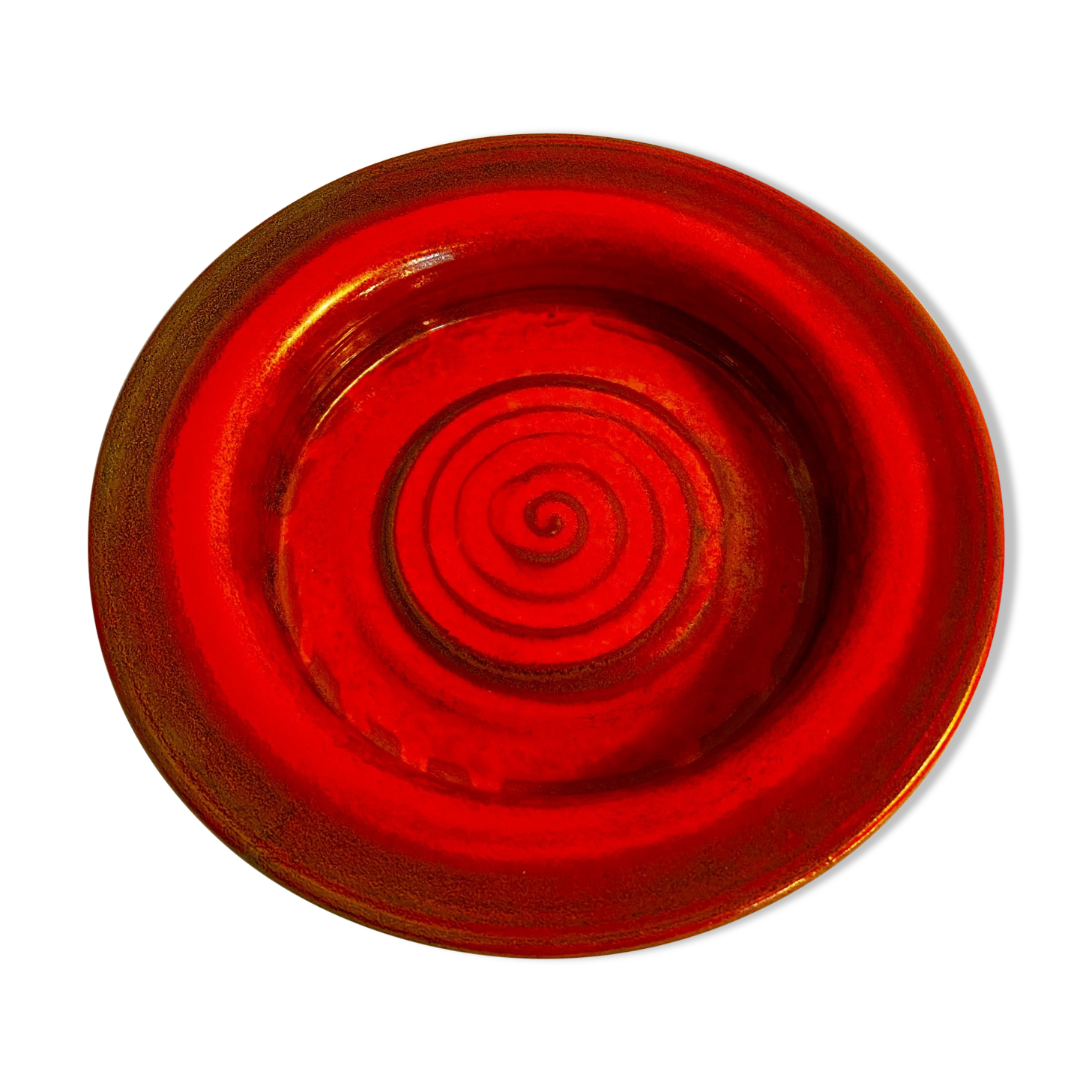Vintage red dish