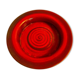 Plat rouge vintage