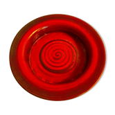 Plat rouge vintage