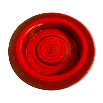 Vintage red dish