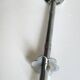 Long vintage chrome metal sugar tongs