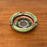 Studio pottery ashtray from mid-century German, 1960s.