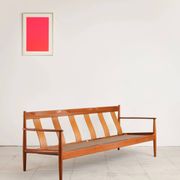 Three-seater sofa model 118 in teak by Grete Jalk, Denmark, 1950s.
