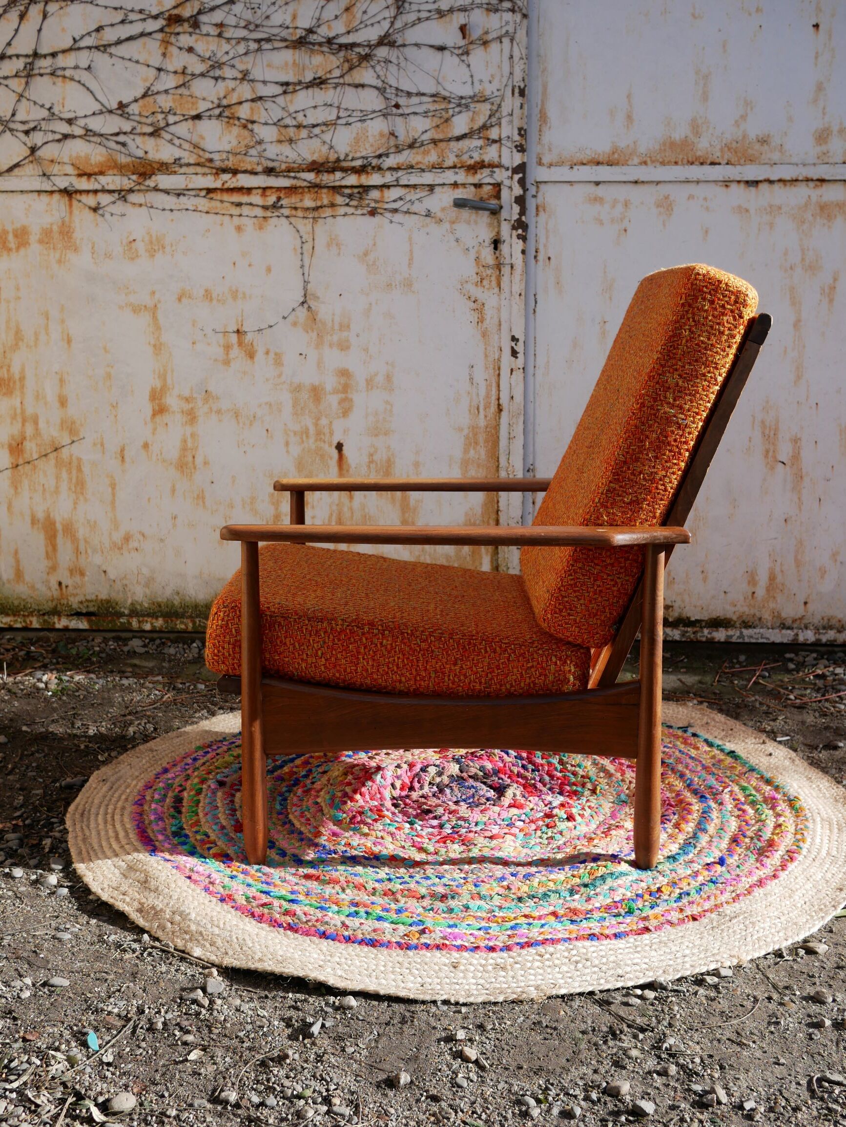 Scandinavian armchair teak