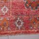 Vintage Moroccan Rug 200 x 306 cm, Berber Wool Rug, Handmade Bohemian Rug