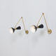 Set of 2 Italian sconces adjustable wall lamps