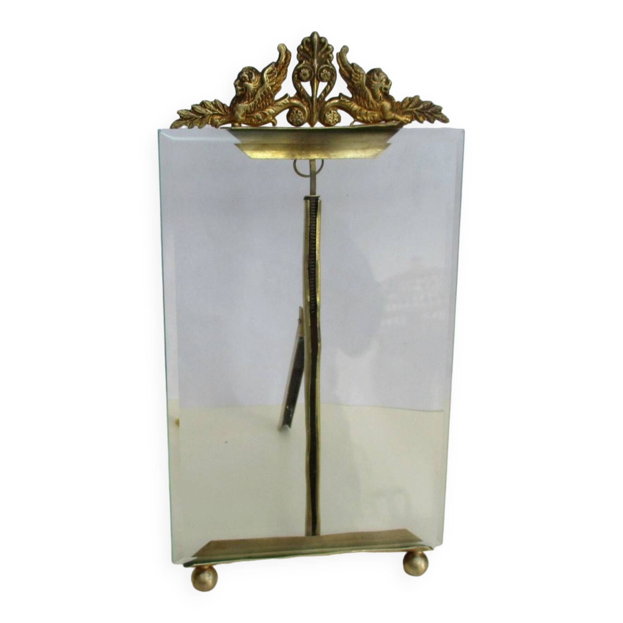 Beveled glass photo frame from the Napoleon III period - Chimeras
