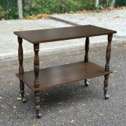 Vintage dessert trolley – Side table / Retro TV unit 1980