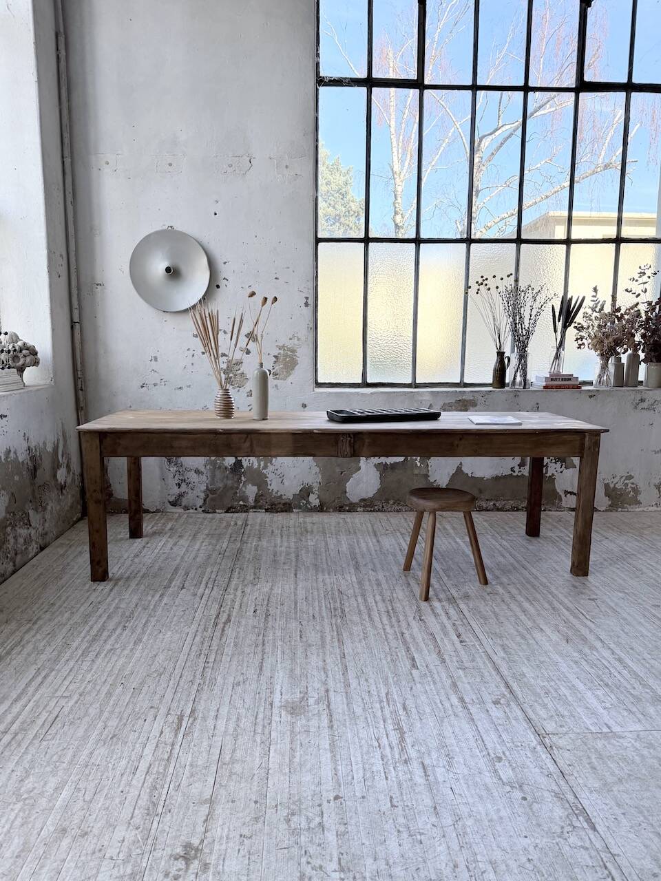 Farm table in pine 1950 250cm