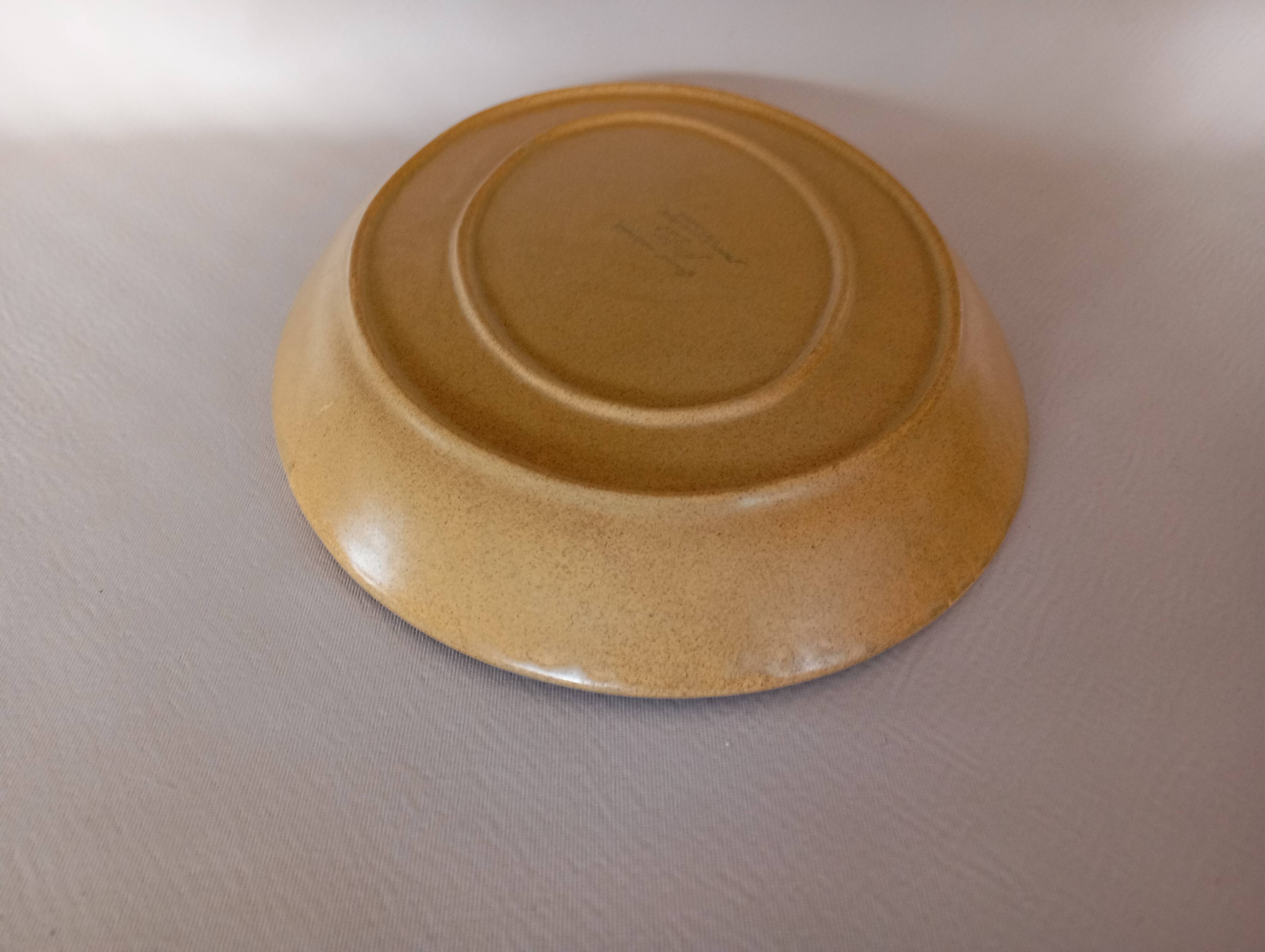 Oval dish Sarreguemines "Chaumière"