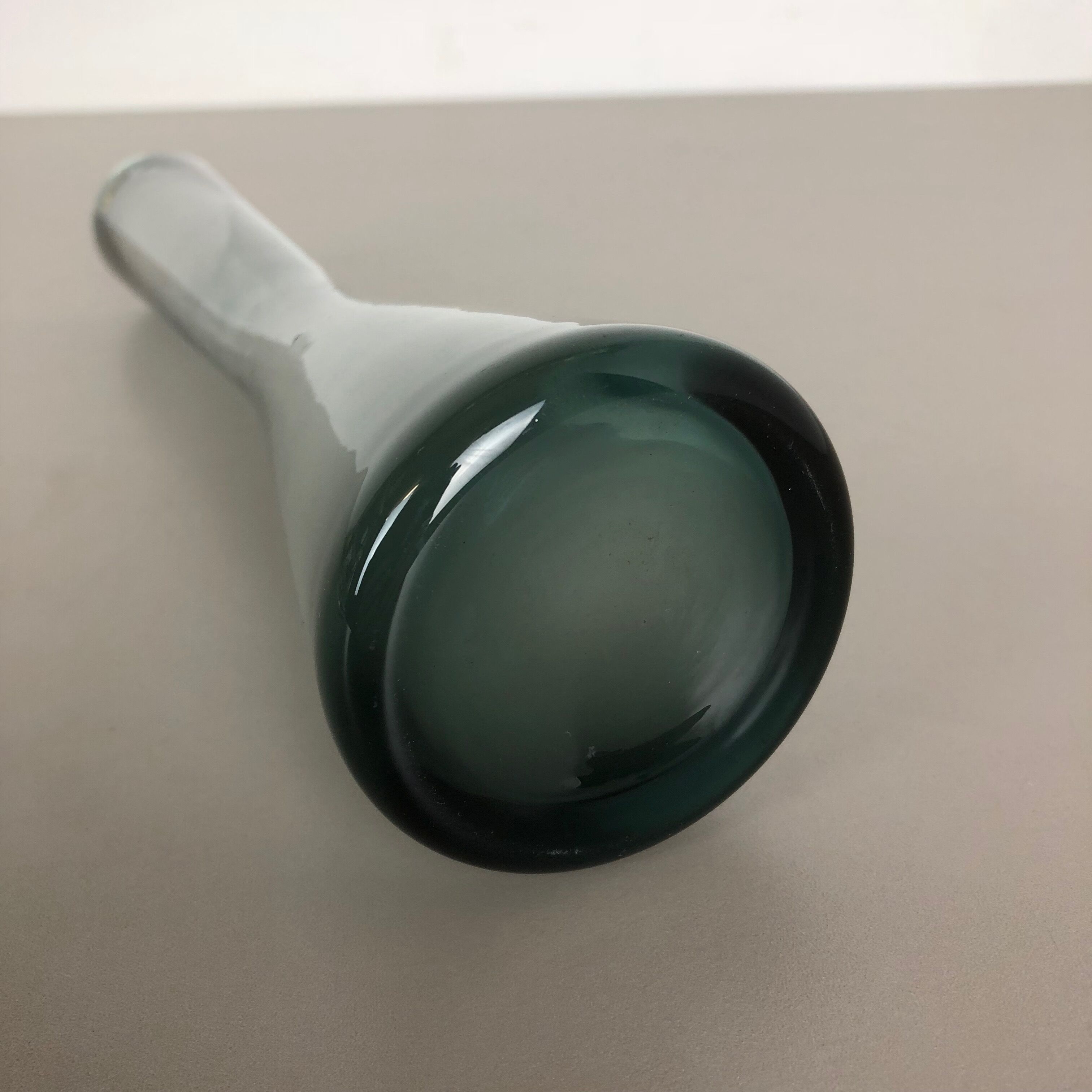 Large Vintage 1960s Turmalin Vase by Wilhelm Wagenfeld for WMF, Germany Bauhaus