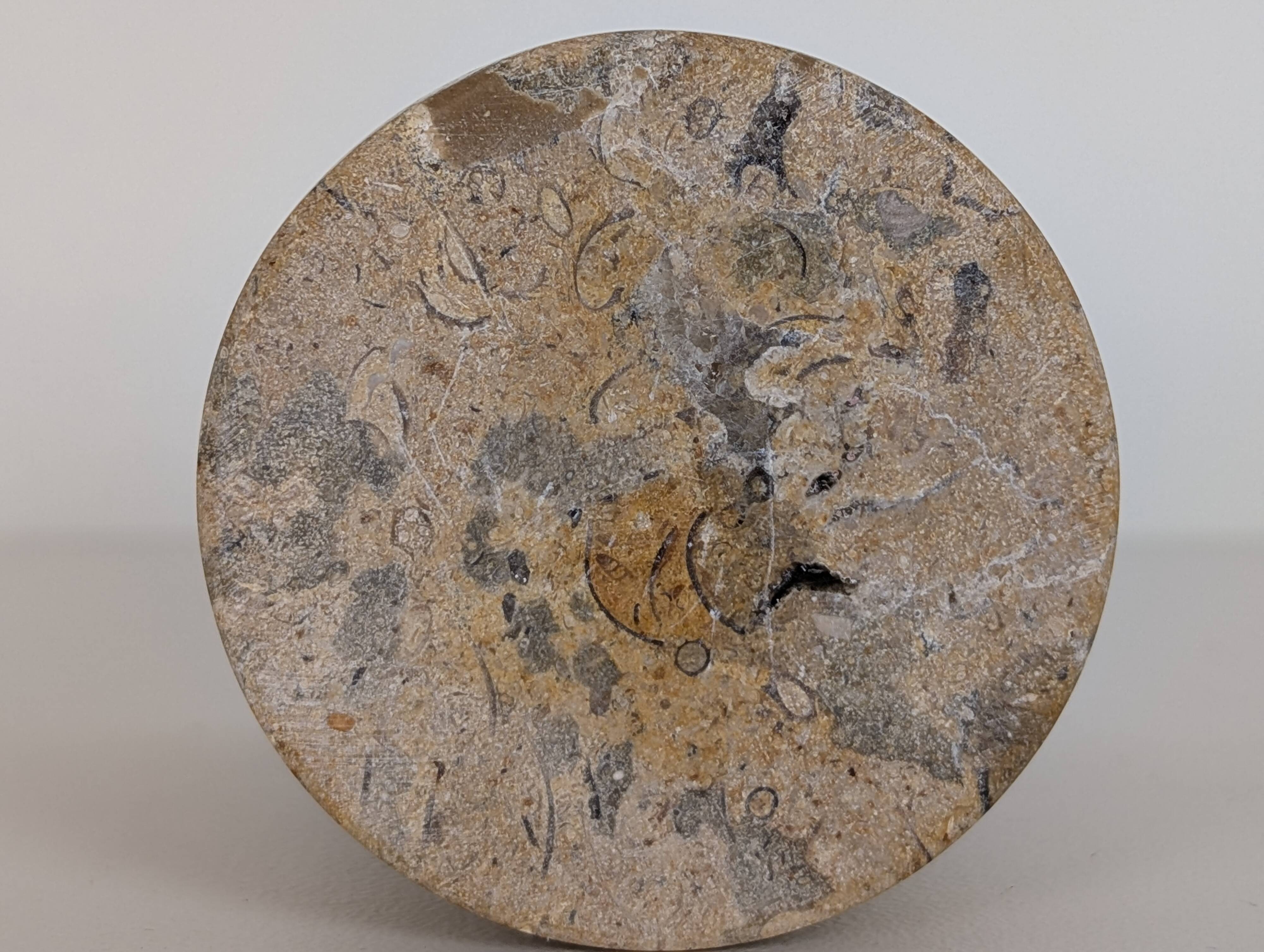 Stone roller vase