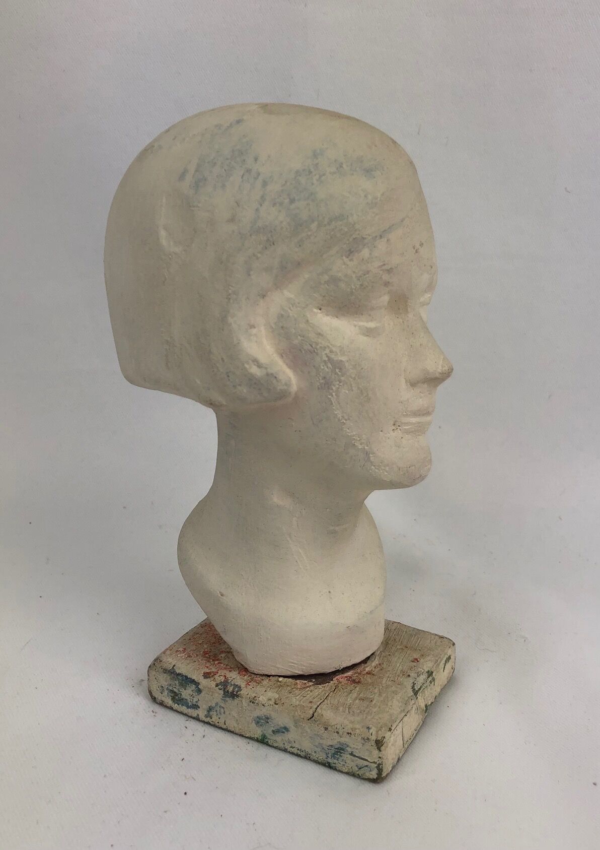 Vintage plaster head