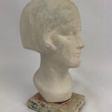 Vintage plaster head