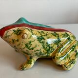 Frog in artisanal pottery, Morocco