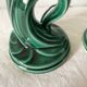 Pair of flower slip lamps