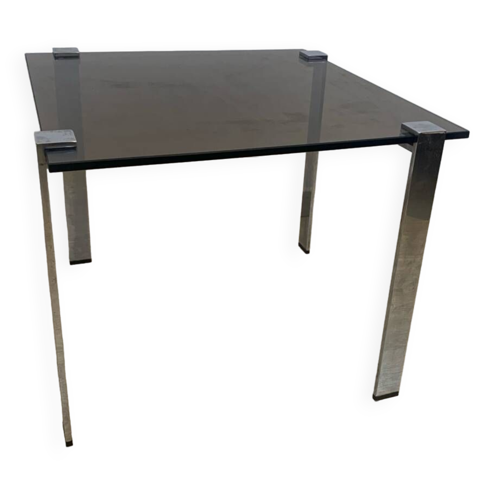 Smoked glass coffee table