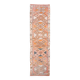 3x11 Orange and Beige Long Wide Runner, Handwoven Wool Runner, 92x336Cm