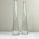 Pair of glass bottles 20 cl