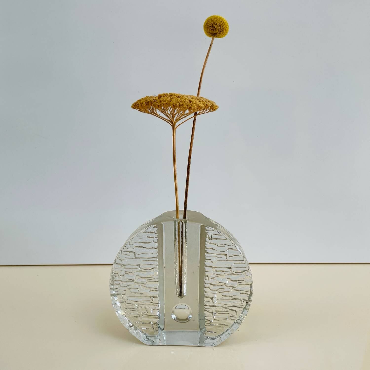 Moulded glass soliflore, 1960-70 - Germany - Space Age