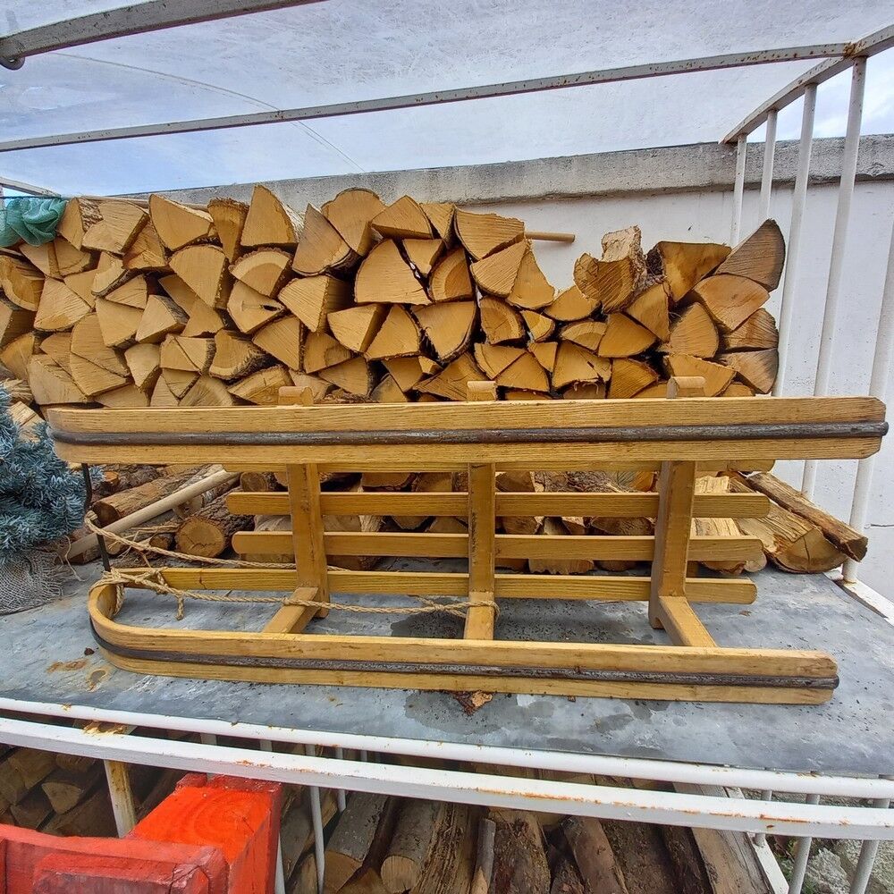 Wooden sled