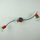 1980s 3-spot ceiling fixture metal and lucite honsel memphis era