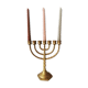 Vintage brass candle holder, 1970