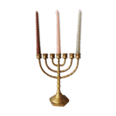 Vintage brass candle holder, 1970