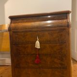 Meuble lavabo en bois et marbre / Commode