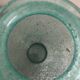 vase Karcagi Fátyolüveg cracked glass turquoise / blue-green water Hungary