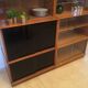 Library showcase Oscar 1960 in blond oak