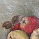 Tableau "Les pommes", XIXème s.