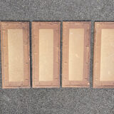 Lot 4 antique prints 1930 art deco signed Harry Eliott hunting scenes