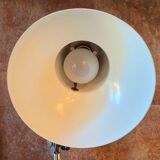 Old gray vintage articulated lamp from the 60s