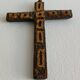 Bronze wall cross Alfieri Gardone for Jacques Lauterbach 1960